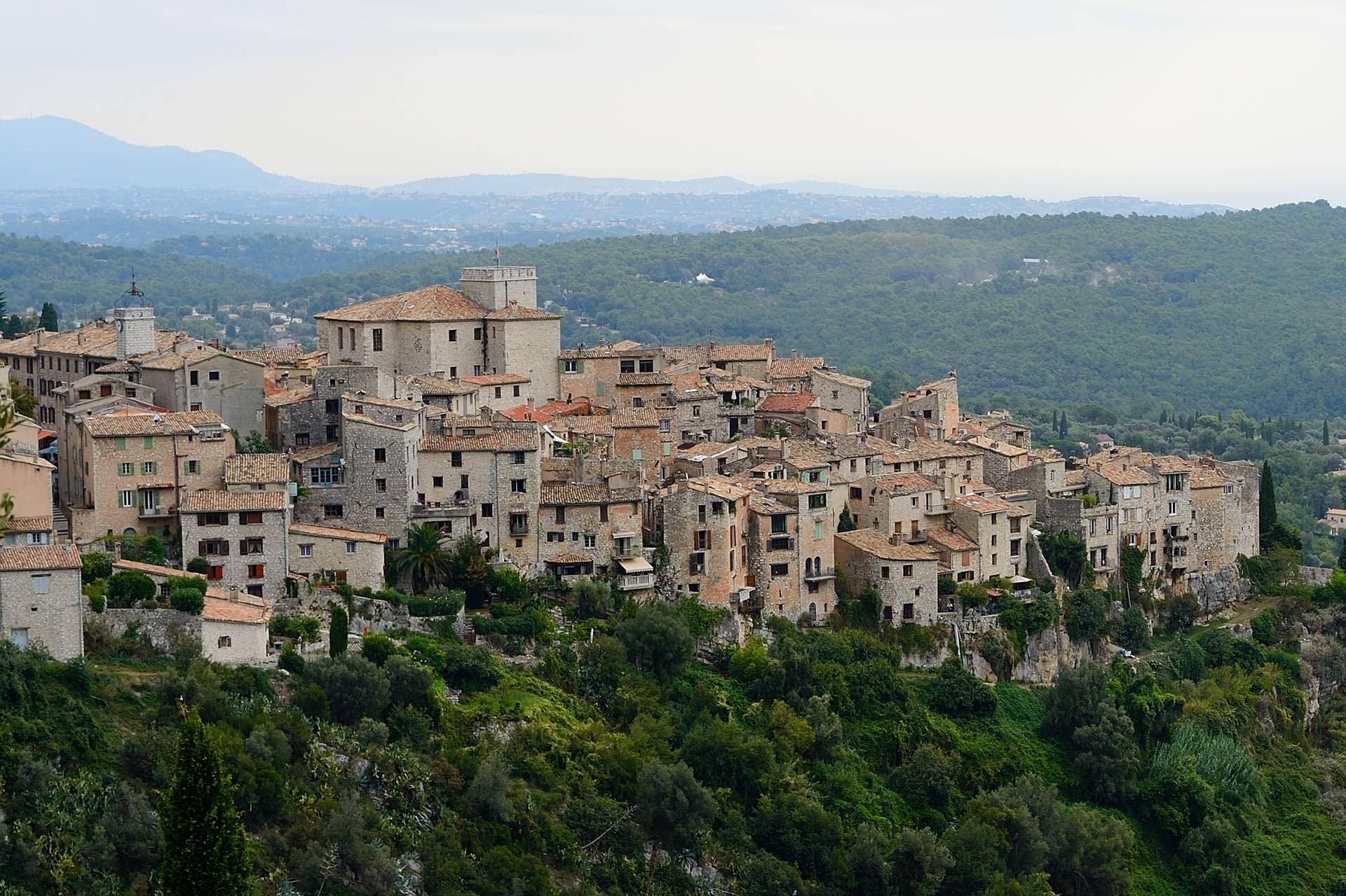 Vue Tourrettes-sur-Loup