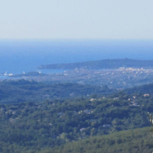 Vue sur la mer maison d'hôtes Bleu Azur