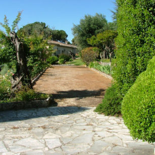 Terrain de pétanque maison d'hôtes Bleu Azur